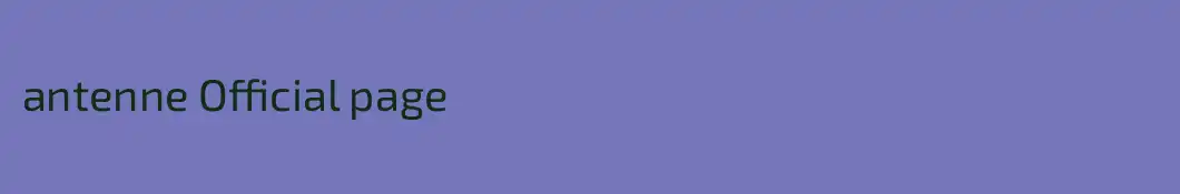 antenne Official page